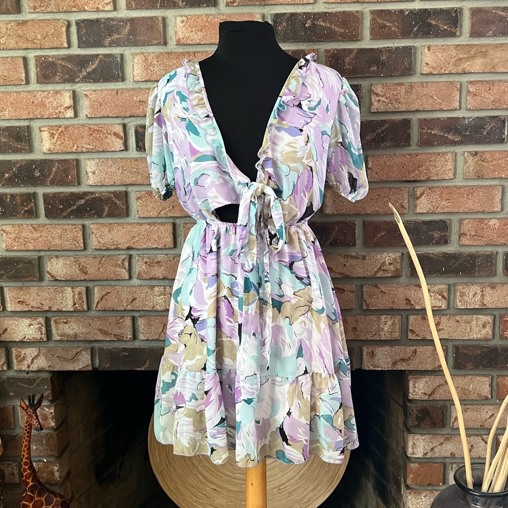 SHEIN Floral Mini Dress